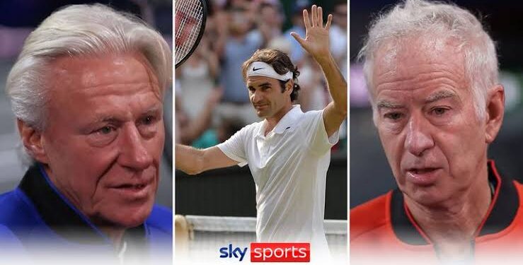 Bjorn Borg and John McEnroe praise Roger for his retirement…