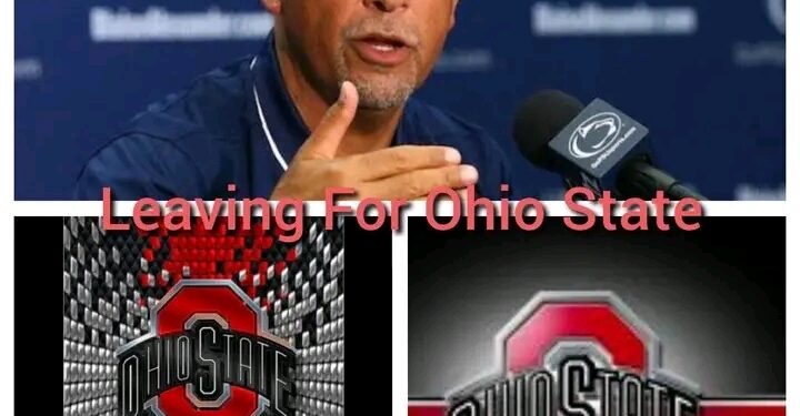It’s Official!!!! Coach James Franklin Is Leaving To Ohio State After Receiving A Record-Breaking Lucrative Contract Deal $80Million To Replace Coach Ryan Day As HC…..