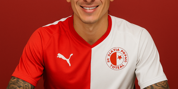 OFICIÁLNĚ: SK Slavia Praha dokončila přestup evropské hvězdy za 78,7 milionu liber. Dohoda uzavřena do roku 2030, oficiální oznámení klubu se očekává DNES. Gratulujeme fanouškům Slavie Praha!