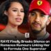 RAYE Finally Breaks Silence on Romance Rumours Linking Her to Formula One Superstar Lewis Hamilton