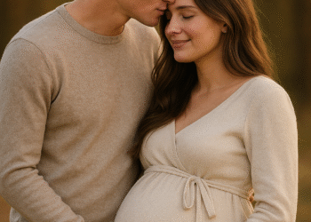 Mathieu van der Poel en zijn vrouw kondigen met vreugde hun zwangerschap aan, terwijl wielerster een pauze inlast.