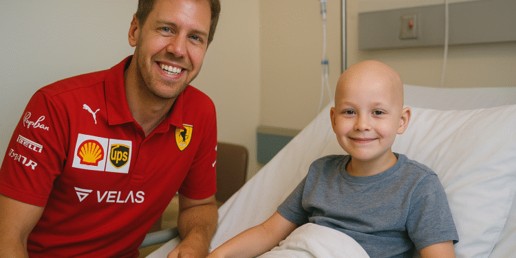 With a Heart Full of Compassion, Sebastian Vettel Donates $4 Million to Help a Brave Boy Fighting Cancer, Ensuring His Journey Will…