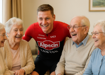 Mathieu van der Poel brengt vreugde en hoop aan ouderen en schenkt € 640.000 voor verbetering van zorgvoorzieningen