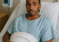 Lewis Hamilton in Hospital After Receiving the Shock of Roscoe’s Death