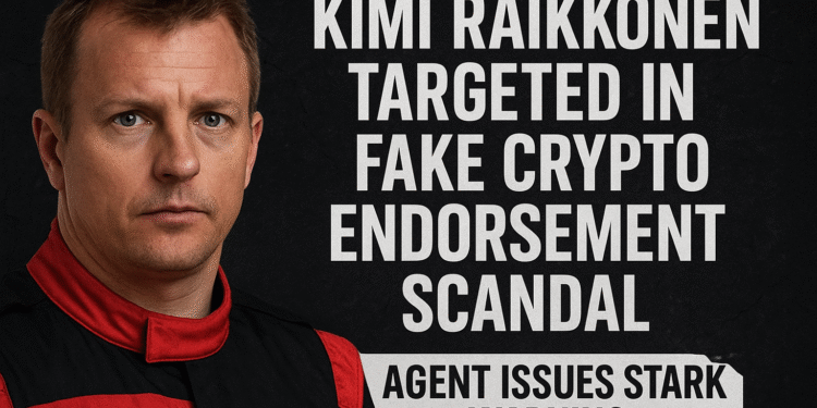 Kimi Räikkönen Targeted in Fake Crypto Endorsement Scandal – Agent Issues Stark Warning