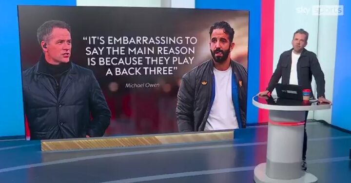 Michael Owen Slams Claims That Ruben Amorim’s Formation Is to Blame for Manchester United’s Struggles: “It’s Embarrassing”