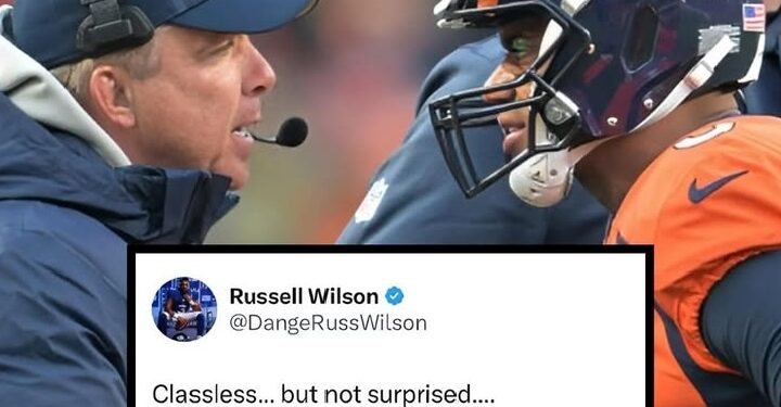 Russell Wilson Blasts Former Coach Sean Payton as “Classless” After Controversial QB Comment