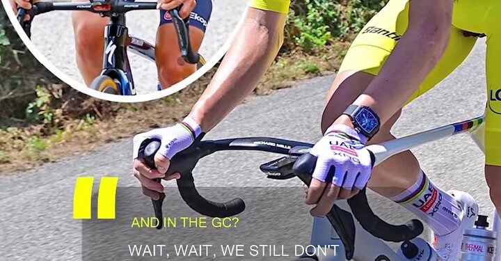 »Tadeja Pogačarja so opazili, kako budno pazi na svojo punco – oboževalci obožujejo sladko vez kolesarskega para«