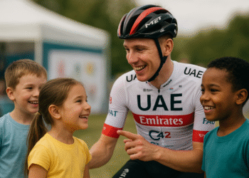 Tadej Pogačar in njegova žena bosta ustanovila dobrodelno organizacijo v vrednosti 500.000 dolarjev – par želi vračati s srčno pobudo