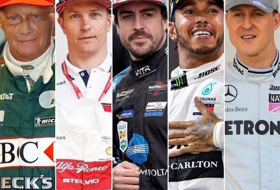 “Top 10 rijkste F1-coureurs in de geschiedenis – Vermogensranglijst 2026 onthuld”