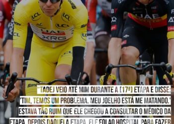 »Tiha bolečina za rumeno majico: Nihče ni vedel, da se je Tadej Pogačar med dirko po Franciji boril s skrito okužbo kolena, razkriva sotekmovalec Tim Wellens«