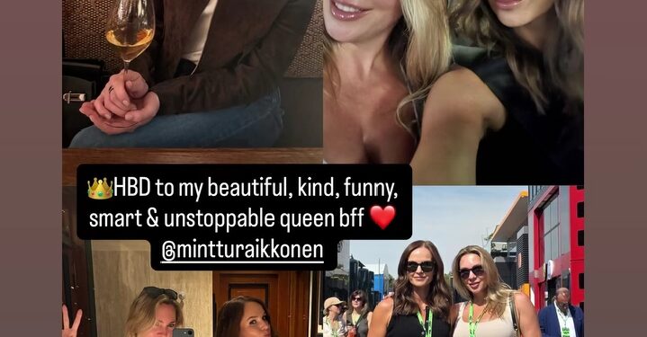 ”Olen niin onnekas voidessani kutsua sinua vaimokseni, parhaaksi ystäväkseni ja ikuiseksi rakkaudekseni” – Kimi Räikkösen sydämellinen syntymäpäiväkunnianosoitus vaimolleen sulattaa sydämiä ympäri maailmaa, kun hän kiittää faneja heidän toiveistaan ​​ja vihjeistään jostakin vielä tulevasta kauniista…