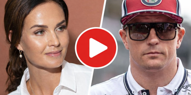 Hulvaton video! Kimi Räikkönen joutui nöyrtymään vaimonsa terävän sivalluksen edessä – seurauksena naurunremakka