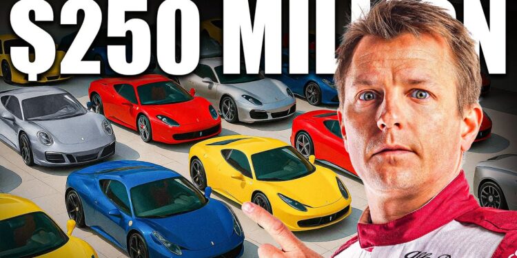 Kimi Räikkösen 250 miljoonan dollarin maailman kurkistus: Jäämiehen ultraylellinen elämä ja superautokokoelma