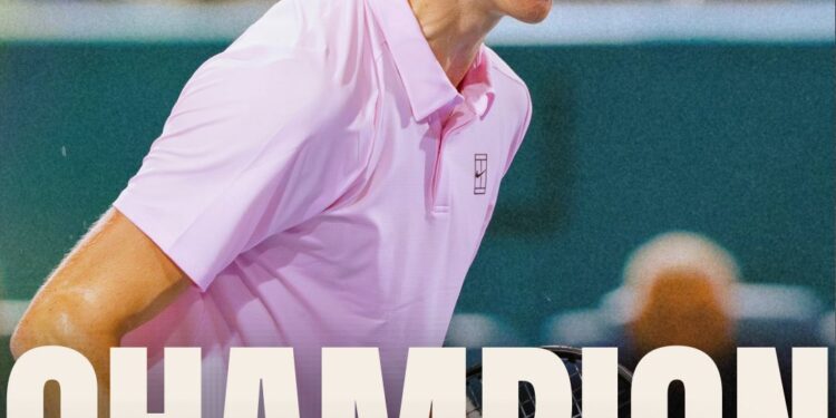 “HISTORY MADE IN MIAMI — Jannik Sinner Stuns the Tennis World with Dominant 2026 Title Run!”