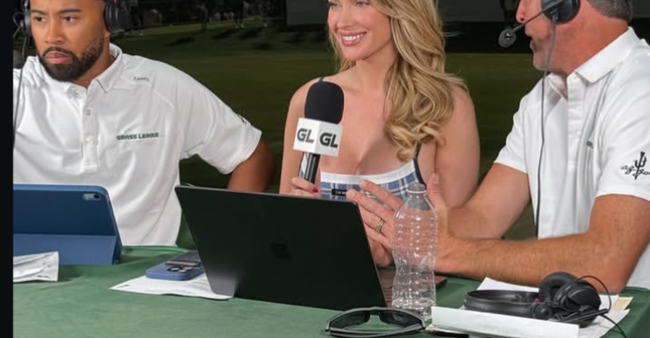 “ALL EYES ON HER… — Paige Spiranac Lights Up the Grass League Golf Broadcast and Sends Fans Into a Frenzy”