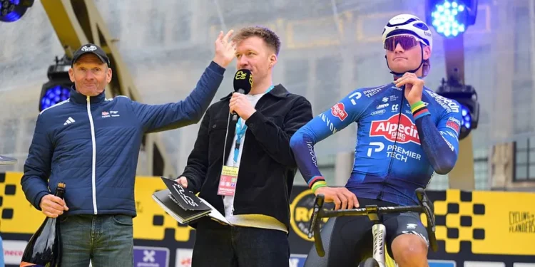 De wielerwereld stond in vuur en vlam na een dramatische confrontatie tijdens de Tour of Flanders 2026, waar Mathieu van der Poel genoegen moest nemen met een tweede plaats achter een meedogenloze en onstuitbare Tadej Pogačar.