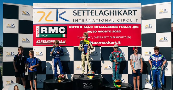 “A STAR IS BORN!” — Young Karting Sensation Stuns at the Rotax Max Challenge Italia, Taking the Spotlight on the Settelaghiart Podium