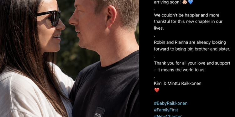 “WAIT… WHAT?!  — KIMI & MINTTU RÄIKKÖNEN DROP A STUNNING ANNOUNCEMENT ON THEIR PAGE, LEAVING FANS SPEECHLESS AS THE ‘ICEMAN’ REVEALS A BEAUTIFUL NEW CHAPTER FOR THE RÄIKKÖNEN FAMILY!”