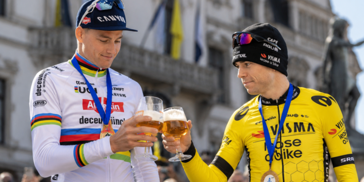 “Nog steeds dezelfde Mathieu?!” 🔥 — Van der Poels cryptische reactie van twee woorden aan Wout van Aert doet fans gissen naar het ware verhaal