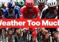 “POGACAR TAKES COMMAND IN THE STORM!” — Tadej Pogačar Leads the Peloton to Safety as a Severe Hailstorm Forces the Abandonment of Vuelta a España Stage 3, Leaving Riders and Fans Stunned!