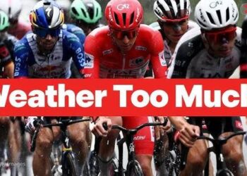 “POGACAR TAKES COMMAND IN THE STORM!” — Tadej Pogačar Leads the Peloton to Safety as a Severe Hailstorm Forces the Abandonment of Vuelta a España Stage 3, Leaving Riders and Fans Stunned!