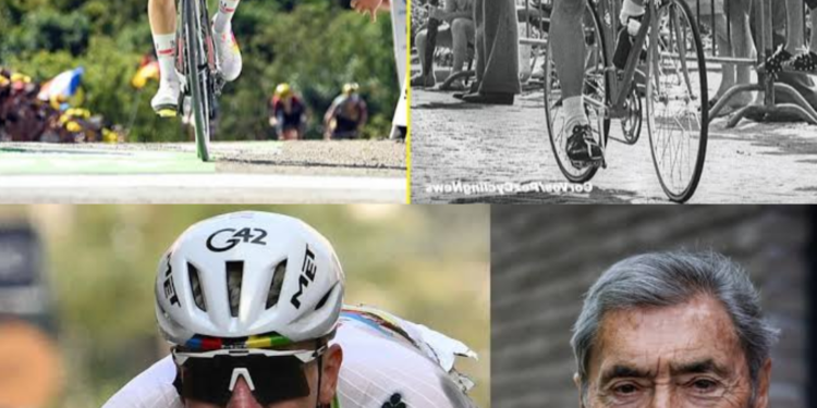 « D’UNE LÉGENDE À UNE AUTRE : UN CADEAU ÉTERNEL ! » — Eddy Merckx rend un hommage marquant à Tadej Pogačar pour son anniversaire et fait une promesse exceptionnelle : offrir au champion slovène son vélo personnel, véritable symbole intemporel d’honneur, de respect et de grandeur cycliste !